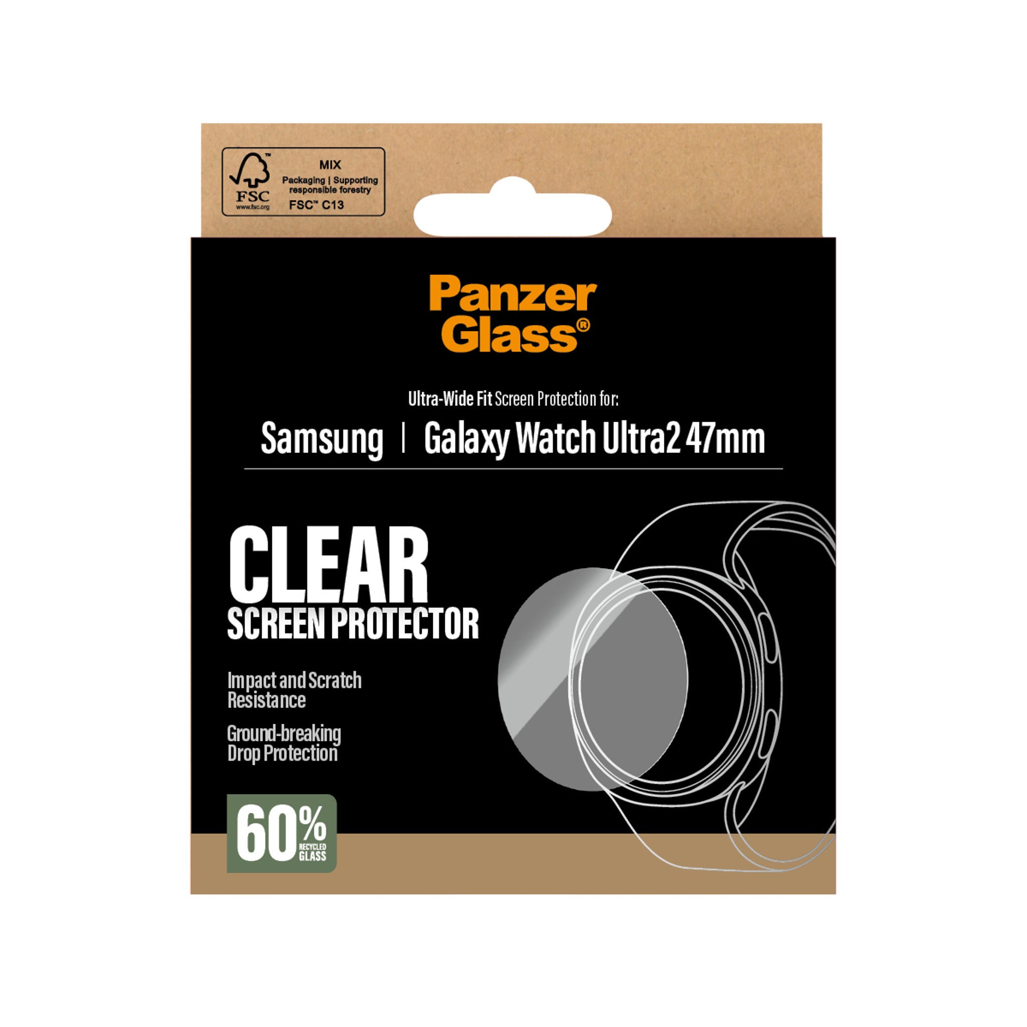 PanzerGlass® Displayschutz Samsung Galaxy new Watch Ultra2 | 47mm